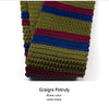 Classy Striped Knitted Tie for Men - Polyester Silk Slim Neckwear - Formal & Elegant Look