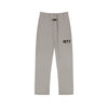 Comfy Flannelette Graphic Sweatpants, Fall Fashion Youth Pop Style, Mid-Waist Design, Straight Tube Leg, Unique Flocking Print.