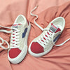 Unisex Retro Canvas Sneakers in Black - Low Top Lace-up Style