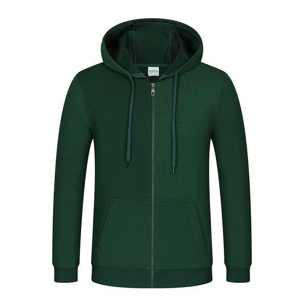 Stylish Zip-Up Long-Sleeved Hoodie by Finbarron