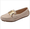 Women's Platform Shoes with Soft Rubber Soles, Cowhide Upper & Oversleeve Cover - Versatile & Comfortable All-Match Footwear