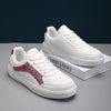 Versatile White Unisex Casual Shoes with Artificial PU and EVA Sole
