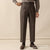 Men's High Waist Linen Straight Suit Pants for Business Leisure Style in Spring and Summer. Non-Iron, Comfortable, and Stylish.