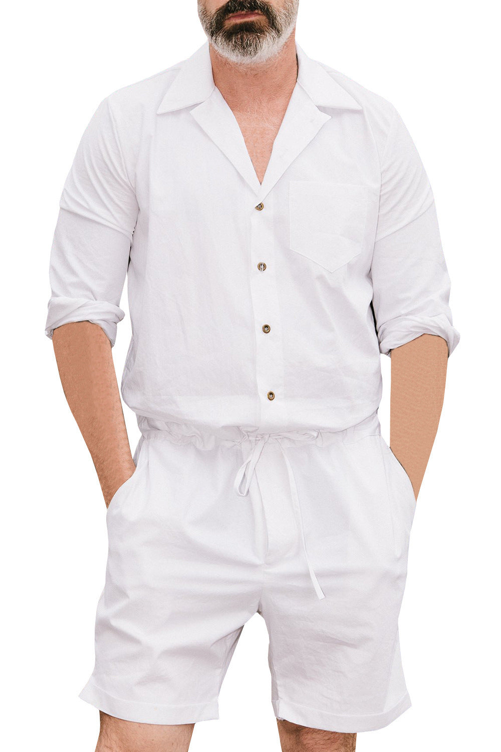 Men's Casual Fashion Suit Jumpsuit