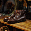 Gentleman's Leather Suit Boots, Mid-Calf Style in Full-Grain Leather