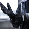 Adjustable Cycling Gloves - Black Sports Gear for Cross-Country Skiing - High-Quality Full Finger & Half Finger Styles - Comfortable Grip & Fit