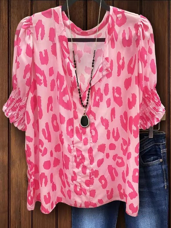 Vibrant Hipster Printed Shirt, Multicolor Street Style, Half-Sleeve, Polyester, Loose-Fit, S-3XL Sizes