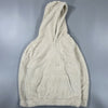 Unisex Plush Hooded Pullover - Cozy Winter Hoodie - Beige Color - Medium Size