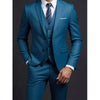 Elegant men's 3-piece suit featuring a blazer, vest, and trousers in slim fit, perfect for formal and business occasions.
