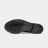Professional women's leather Oxford flats with durable rubber outsole