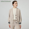 Timeless Elegance 100% wool rib knit cardigan in classic design with button front closure
