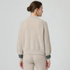 Luxurious heavyweight wool cardigan with V-neck and relaxed fit for sophisticated comfort