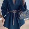 Chic Knot Wide Waist Belt for Women in soft PU leather, perfect for dresses and coats, stylish and adjustable for comfort.