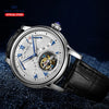 Full view of the Seagull ST8004ZS watch on a wrist, demonstrating its craftsmanship and elegance.