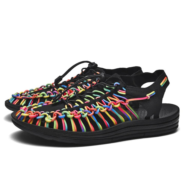 Handwoven Breathable Beach Sandals for Men