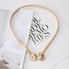 Chic elastic skinny waist belt for women, perfect for dresses and tunics, featuring a sleek metal design and comfortable fit.