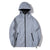 Men's reflective night vision hooded windbreaker, stylish and functional for evening wear and outdoor activities.