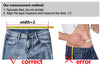 Modern slim jeans with refined tailored appearance