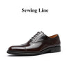 Desai Oxfords in a formal setting, ideal for weddings and business meetings.