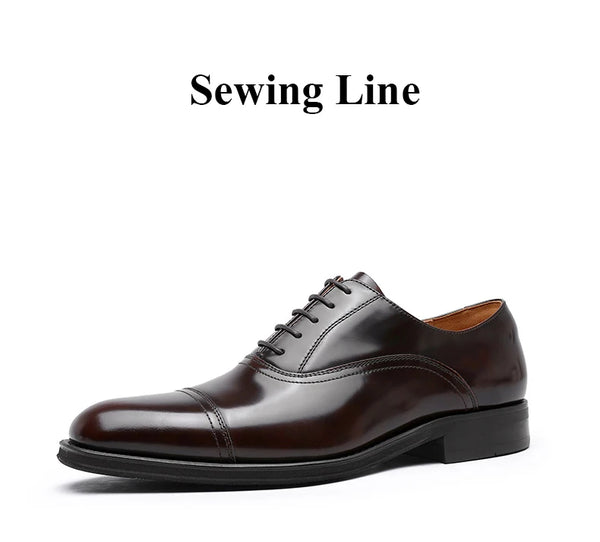 Desai Oxfords in a formal setting, ideal for weddings and business meetings.
