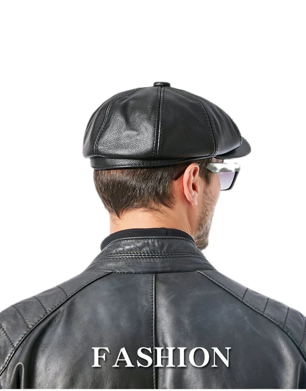 Black beret showcasing its breathable design for seasonal versatility.