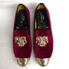 Elegant gold toe loafers for men, designed for comfort and style.
