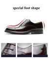 Detailed shot of the lace-up closure on Desai Oxfords, ensuring a snug fit.