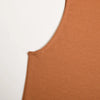 Elastic asymmetric tank top in cotton polyester for summer activities