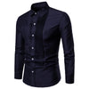 Elegant men's designer dress shirts in black and white, perfect for weddings, events, and stylish social occasions.