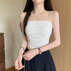 White versatile camisole with built-in padding and adjustable shoulder straps