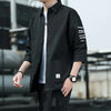 Stylish Harajuku-Inspired Men's Casual Shirt in solid color, lightweight polyester, perfect for urban street fashion.