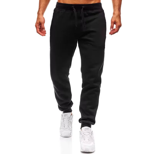 Drawstring joggers with spliced sportswear design for active lifestyle wear