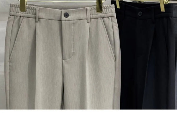 Sophisticated thickened woolen trousers for everyday wear