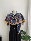 Vintage-Inspired French Square Scarf for Women