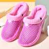 Cotton clogs transitioning from indoor to outdoor setting