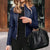 Chic slim fit faux leather moto jacket for women, perfect for autumn and winter, featuring a sleek zipper closure.