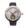 Back view of the Timeless Whisper watch showing the self-winding movement.
