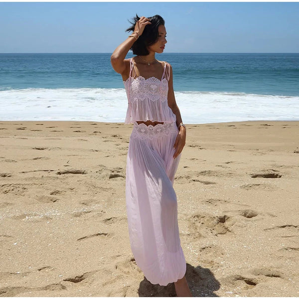 Formal two-piece outfit perfect for garden parties and celebrations