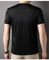 Silk whisper men's v-neck for effortless style