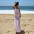 Flowing wide-leg silhouette creating effortlessly chic appearance