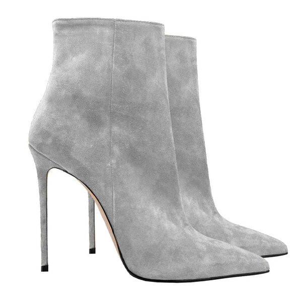 Chic high heel boots designed for weddings and nights out.