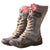 Women's snow boots with artisan craftsmanship and true-to-size fit