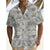 Bold statement shirt combining vintage Hawaiian plaid with modern 3D dimensional design