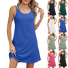 Fishnet crochet knee-length sundress with intricate tatting weave pattern