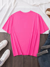 Functional everyday women's t-shirt featuring humorous animal design on soft polyester fabric