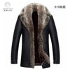 Warm winter jacket with a stylish raccoon fur collar.