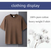 Soft pure cotton everyday tee in versatile solid color
