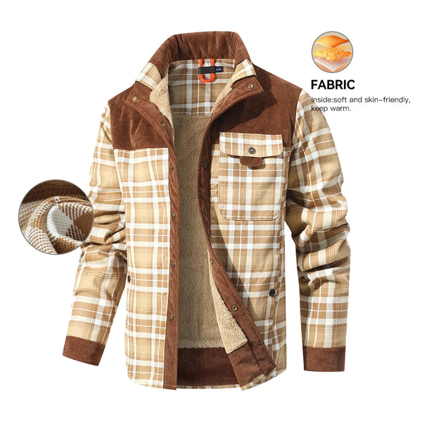 Practical pockets on Winter's Embrace Jacket for hands and essentials during outings.