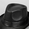 Side view of the warm and stylish unisex retro bowler hat, ideal for every wardrobe.