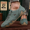 Stitched ankle boots in solid brown with cushioned comfort technology and durable outsole for active days